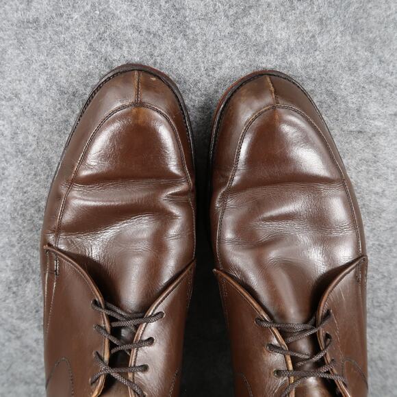 Supreme Shoes Mens 11.5 Oxfords Derby Split Toe Leather Vintage Classic AA Brown - Picture 10 of 14